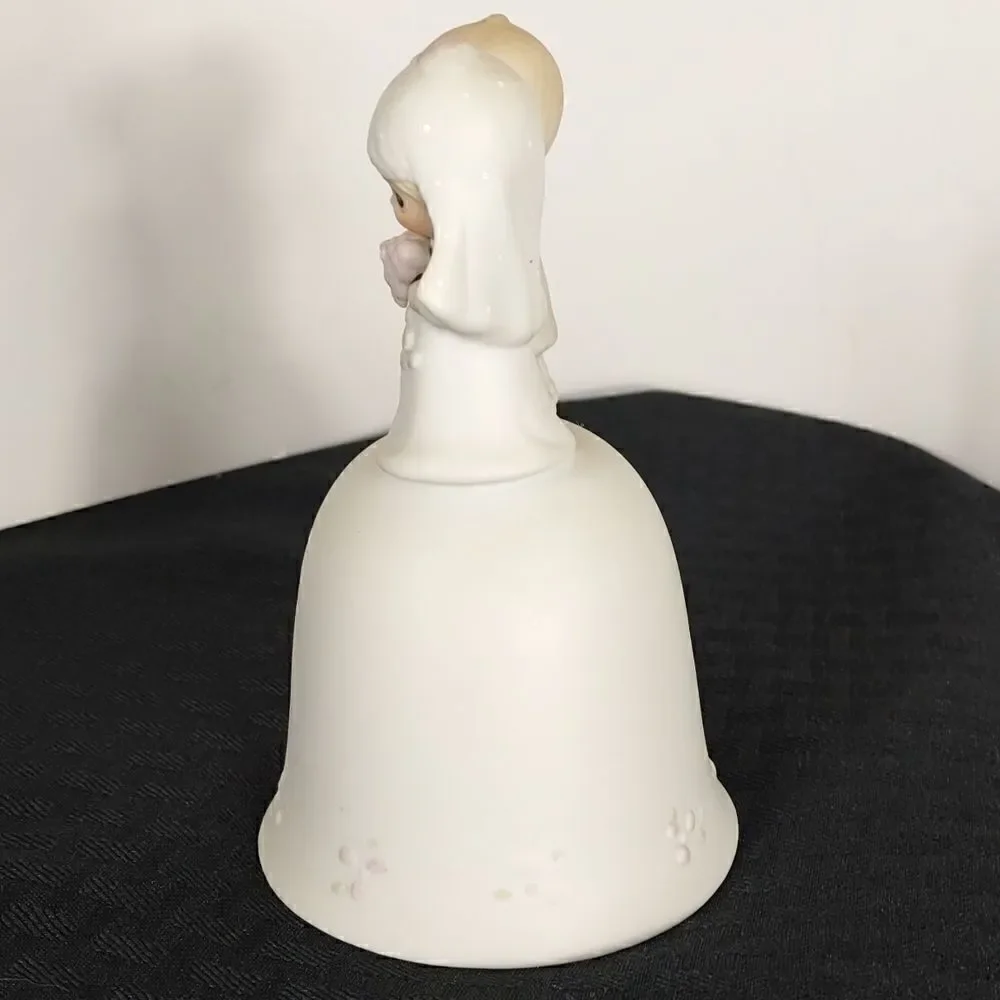 Bride & Groom Precious Moments Porcelain Bell.